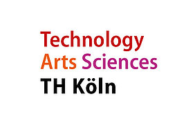 Logo der Technischen Hochschule Köln mit dem Schriftzug "Technology Arts Sciences TH Köln"