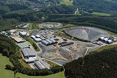 Luftbild von Metabolon in Lindlar