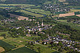 Luftbild des historischen Zentrums vom Hennefer Ortsteil Stadt Blankenberg