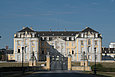 Totale der Front des UNESCO Welerbes Schloss Ausgustusburg in Brühl